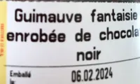 Guimauve fantaisie chocolat noir