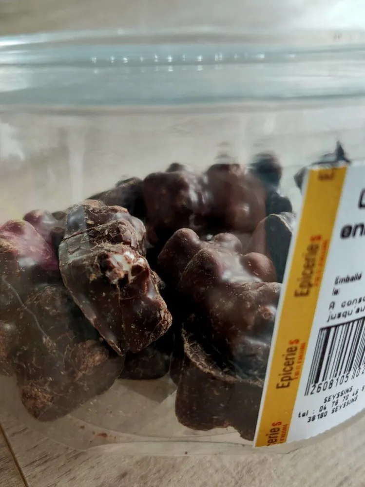 Guimauve fantaisie enrobée de chocolat noir