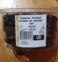Guimauve fantaisie enrobée de chocolat noir
