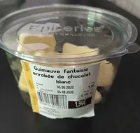 Guimauve fantaisie enrobée de chocolat blanc