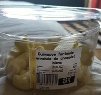 Guimauve fantaisie enrobée de chocolat blanc