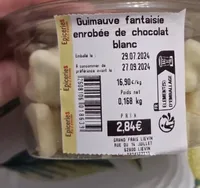 Guimauve fantaisie enrobée de chocolat blanc