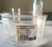 Guimauve fantaisie enrobee de chocolat blanc