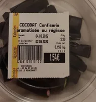 Cocobat confiserie aromatisé au reglisse