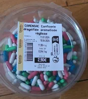 Carensac Confiserie dragéifiée aromatisée réglisse