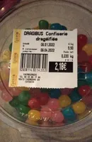Dragibus confiserie dragéifiée