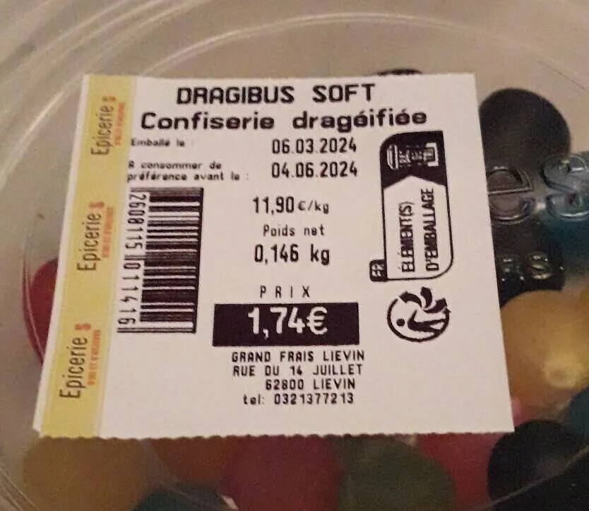 Confiserie dragefiée