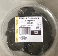 Rotella confiserie à la réglisse