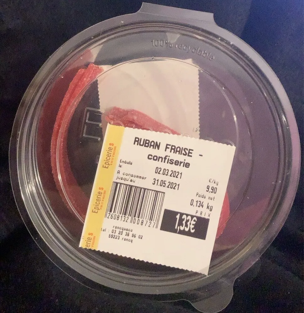 Ruban Fraise