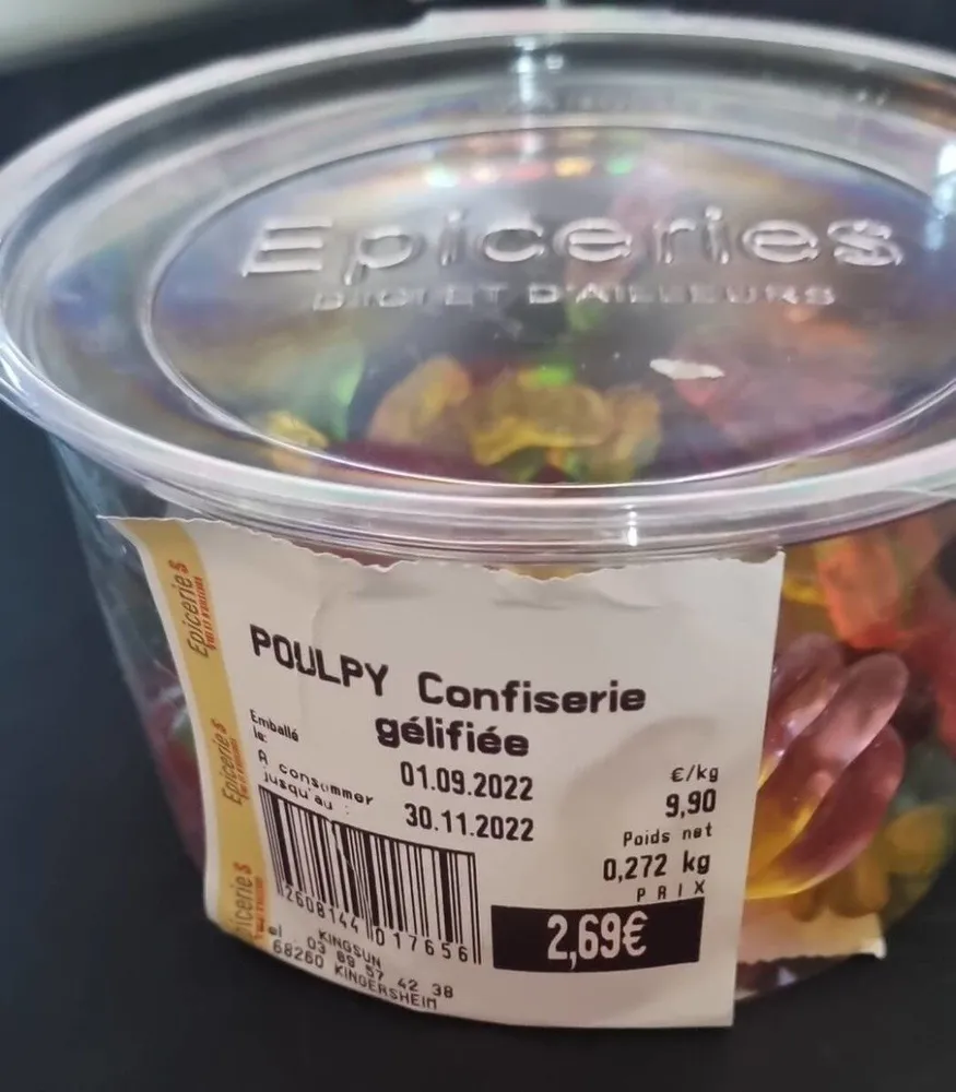 Poulpy Confiserie gélifiée