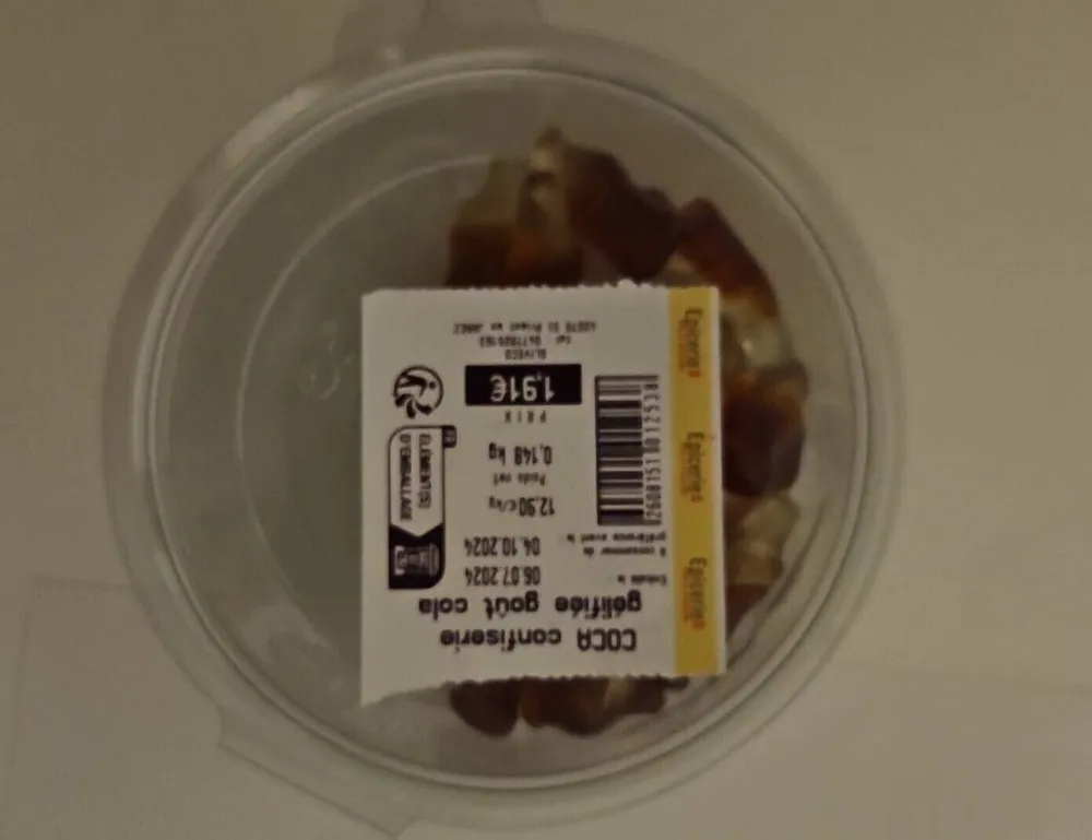COCA confiserie gélifiée goût cola