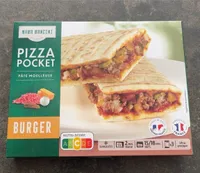 Pizza pocket Burger