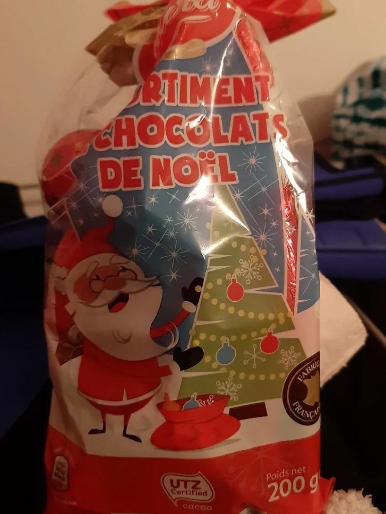 Assortiment de chocolat de Noël