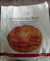 Galette des rois pommes morceaux