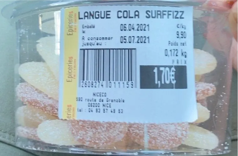 Langue cola surfizz