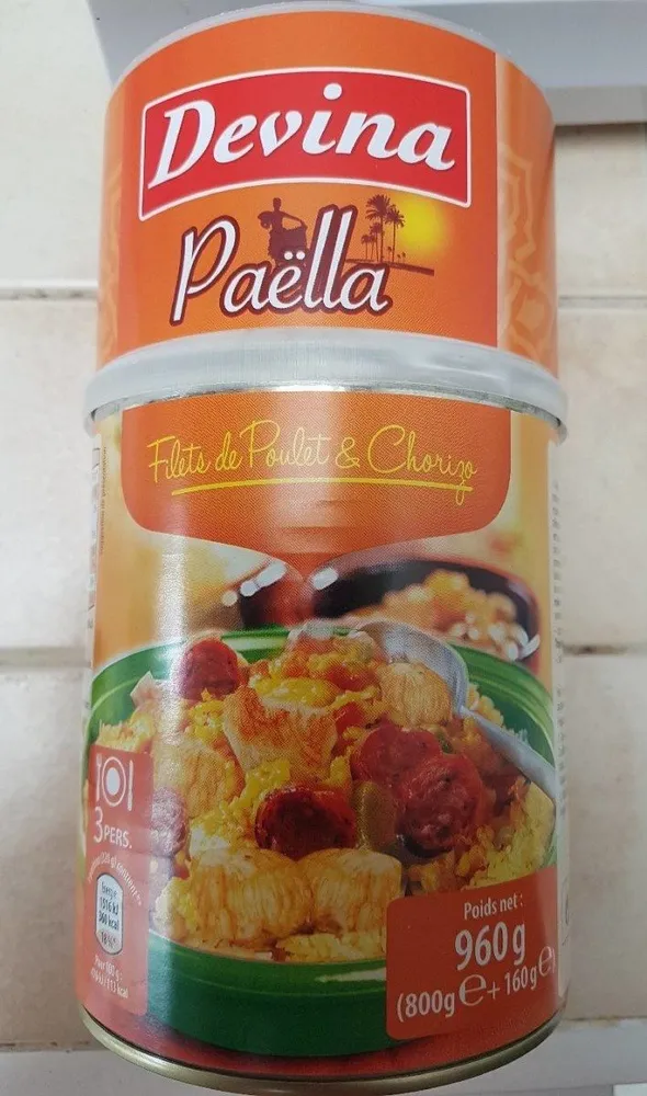 Paëlla Filets de Poulet et Chorizo