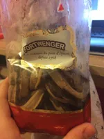 Bretzel sur Fond Chocolat