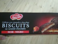 Biscuits au caramel chocolatés