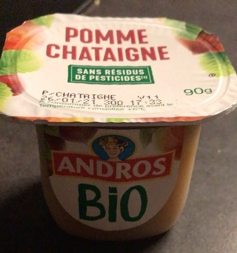 Compote Bio Pomme Chataigne