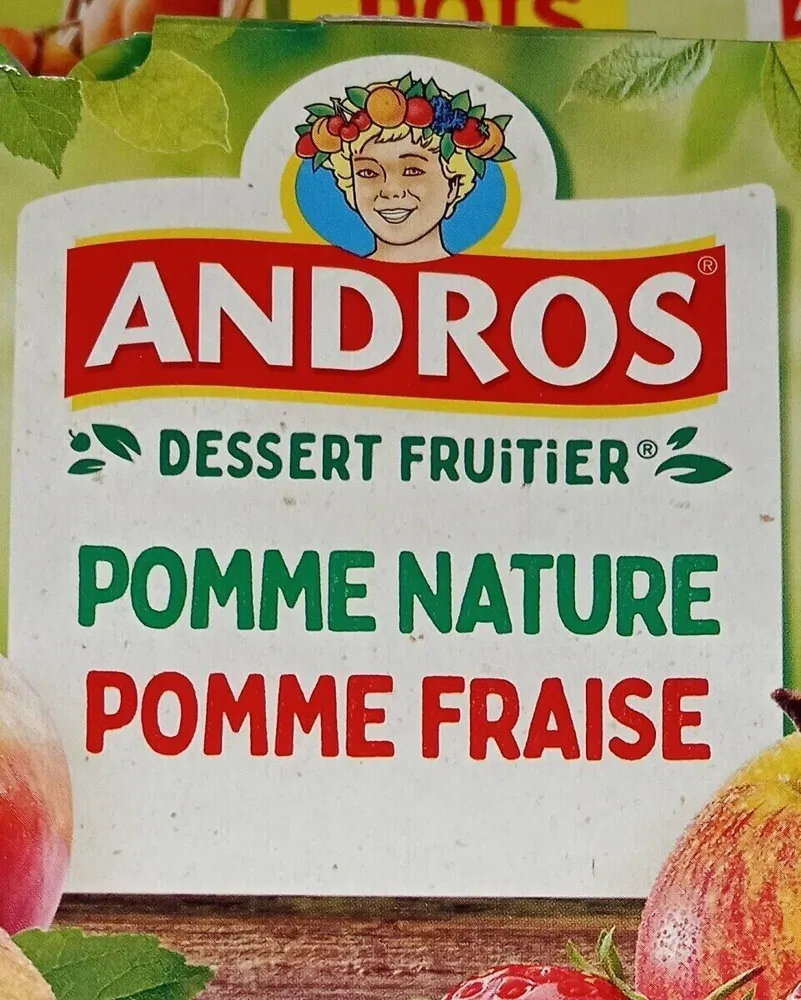 Compotes pomle/pomme fraise
