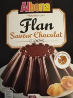 Flan saveur chocolat