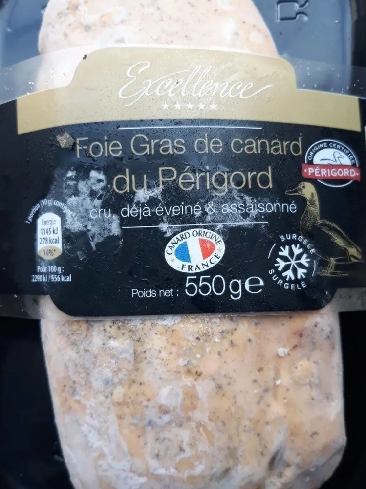 Foie gras canard du perigord