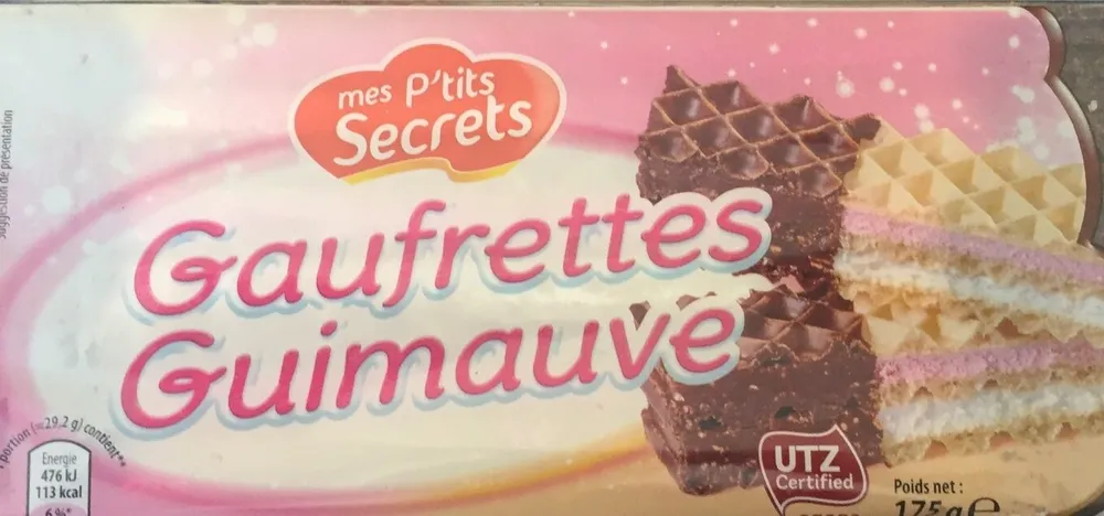 Gaufrettes guimauve