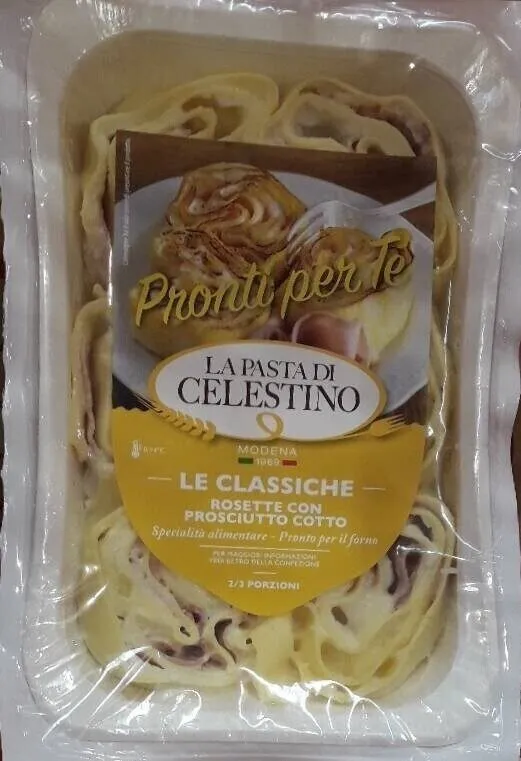 Rosette con prosciutto cotto