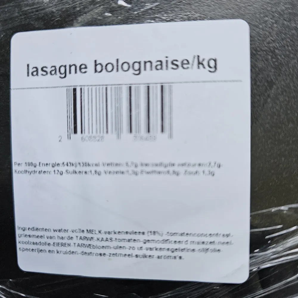 Lasagne bolognese maison Alvo