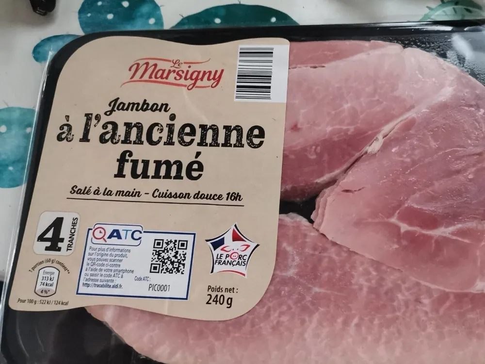 Jambon à l'ancienne fumé