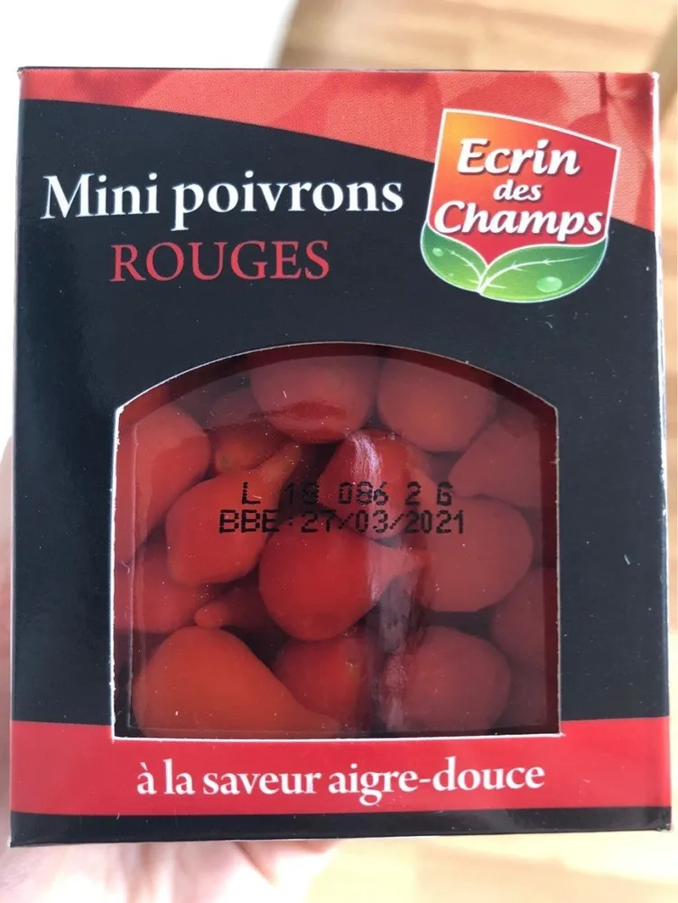 Minis poivrons rouges