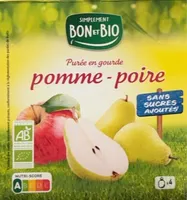 Purée en gourde pomme-poire
