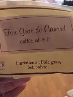 Foie Gras de Canard Entier Mi-Cuit