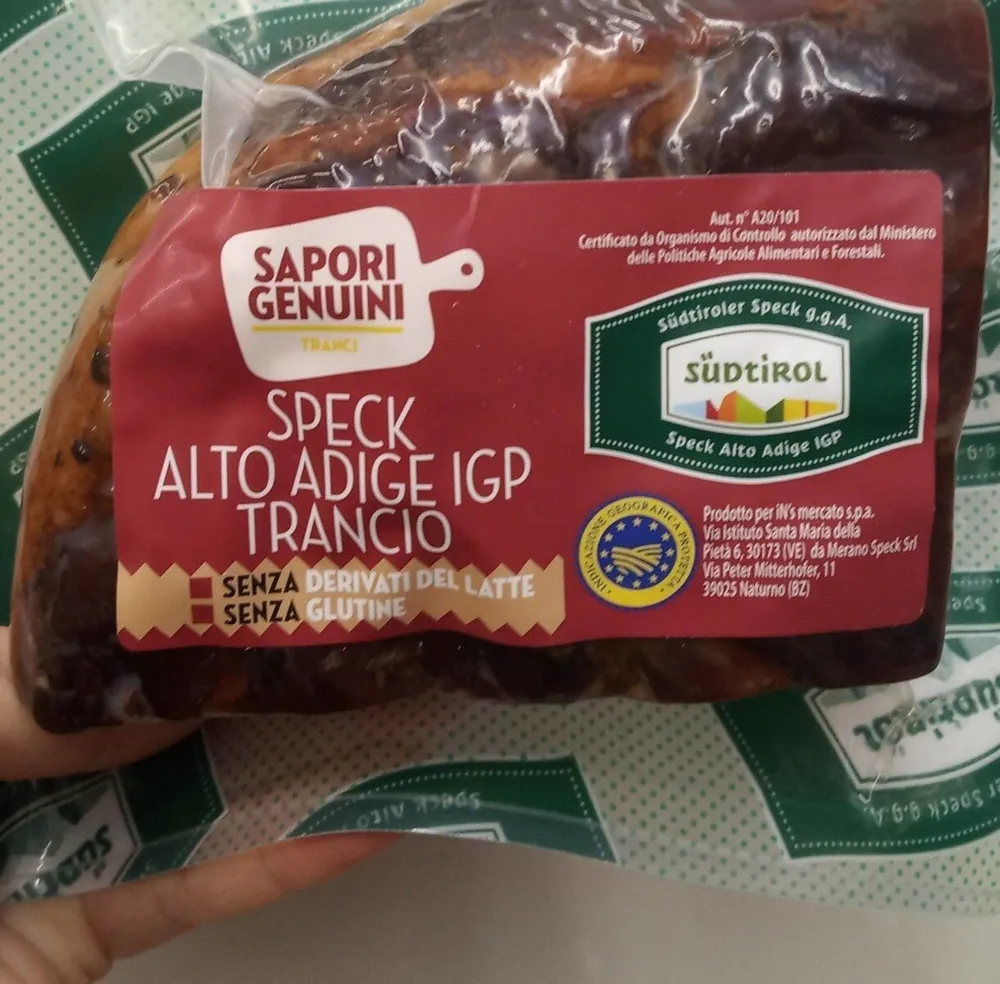 Speck Alto Adige IGP trancio
