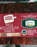 speck alto Adige igp trancio