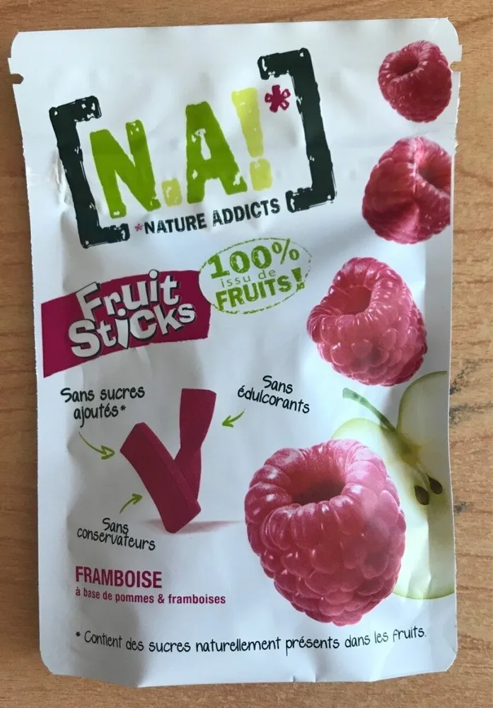 Fruit sticks framboise pomme