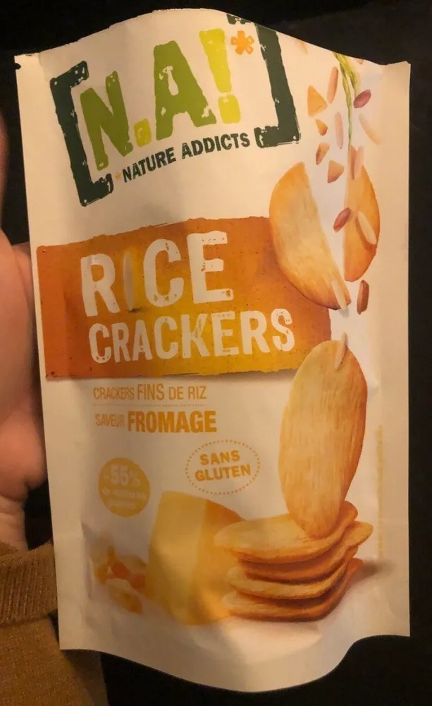 Rice crackers saveur fromage