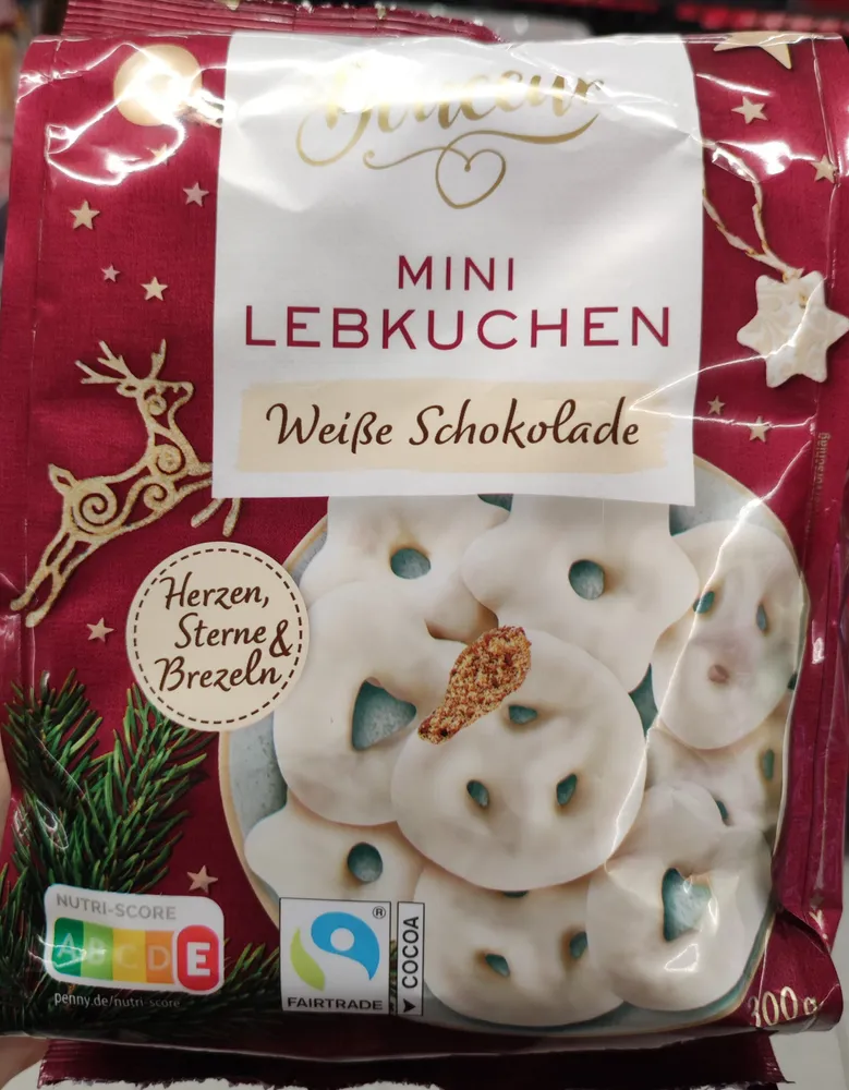 Mini Lebkuchen Weiße Schokolade