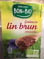 Graines de lin brun concassees