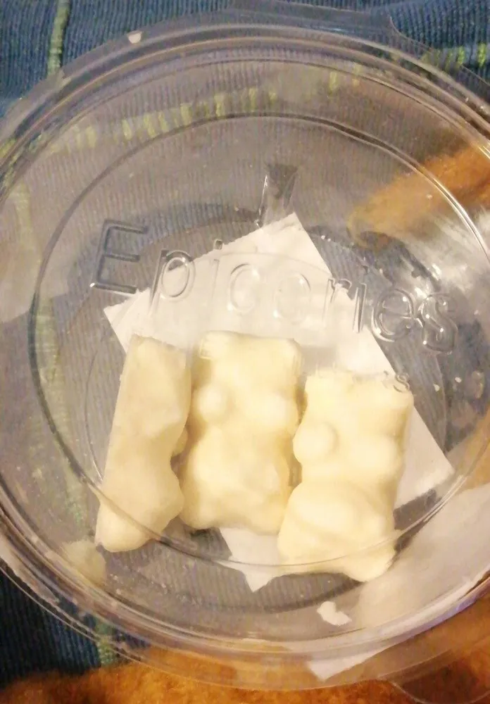Guimauves lait blanc noir