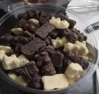 Guimauves lait blanc et noir
