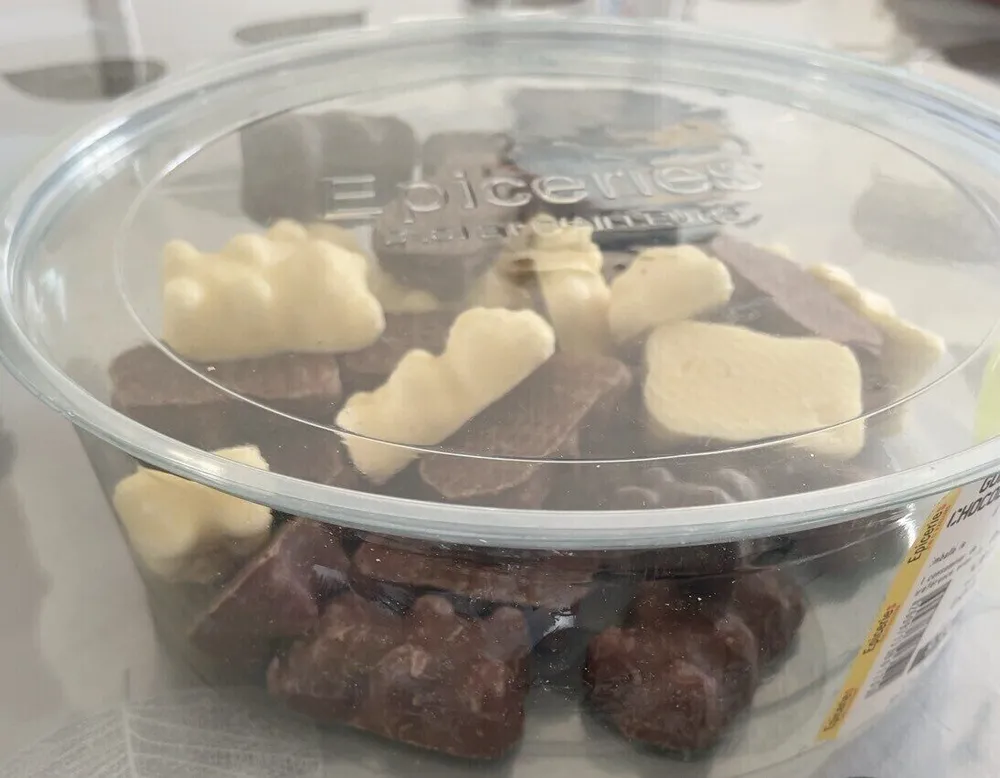 Guimauve ourson chocolat noir/lait/blanc