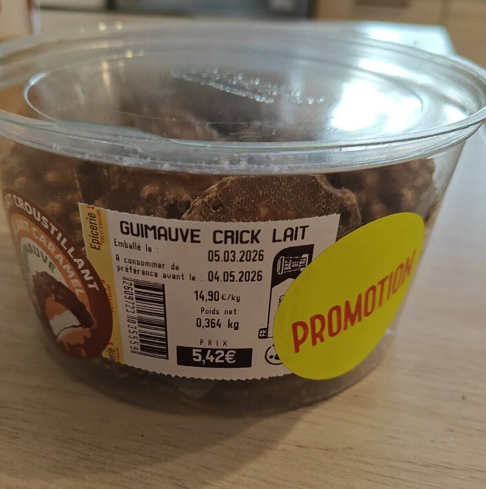 Guimauve crick lait