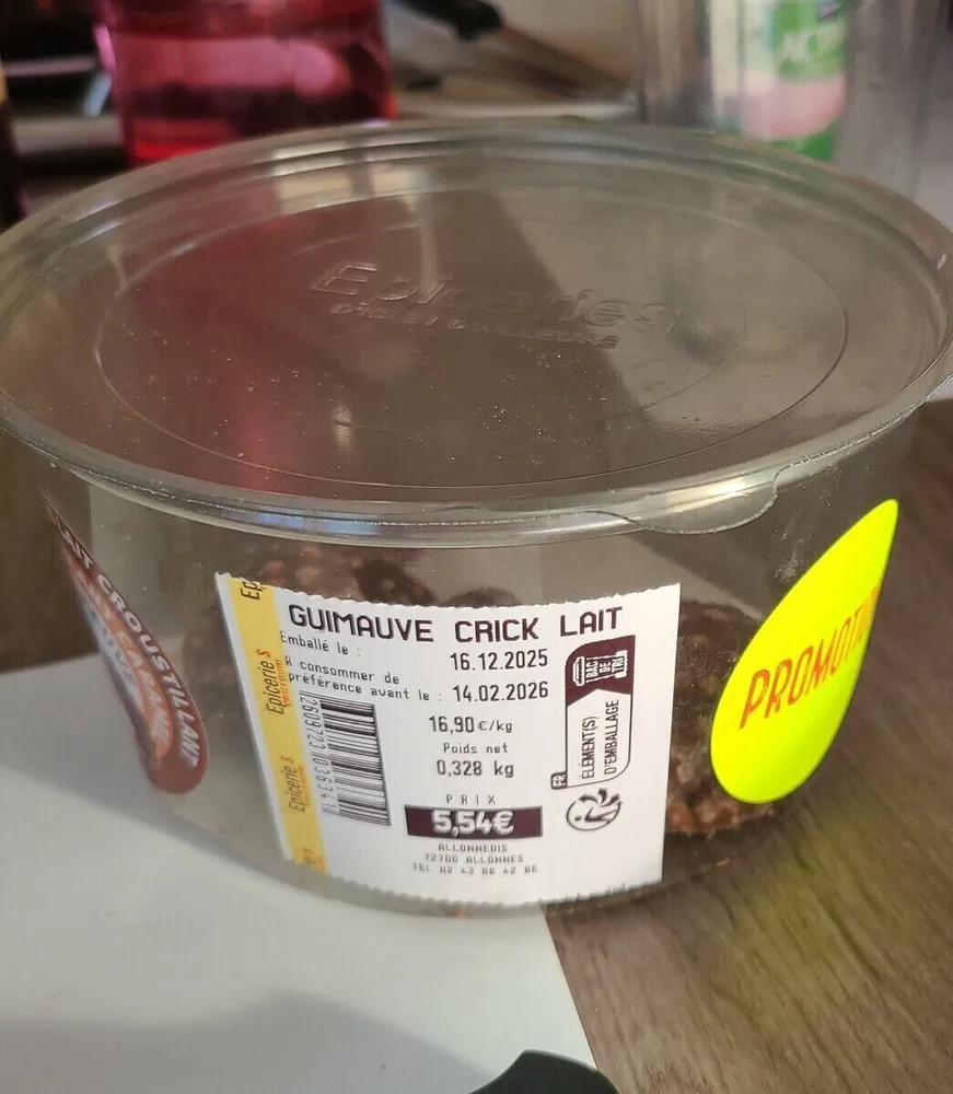 Guimauve Crick lait