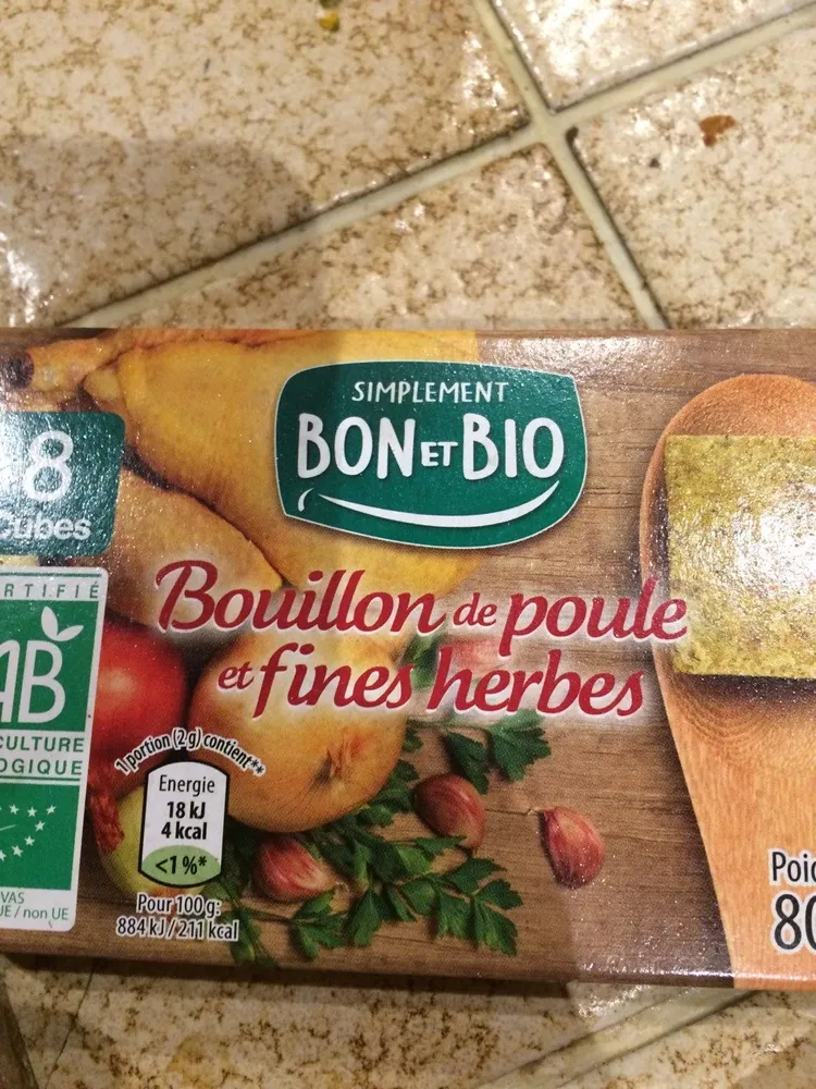 bouillon de poule et fines herbes