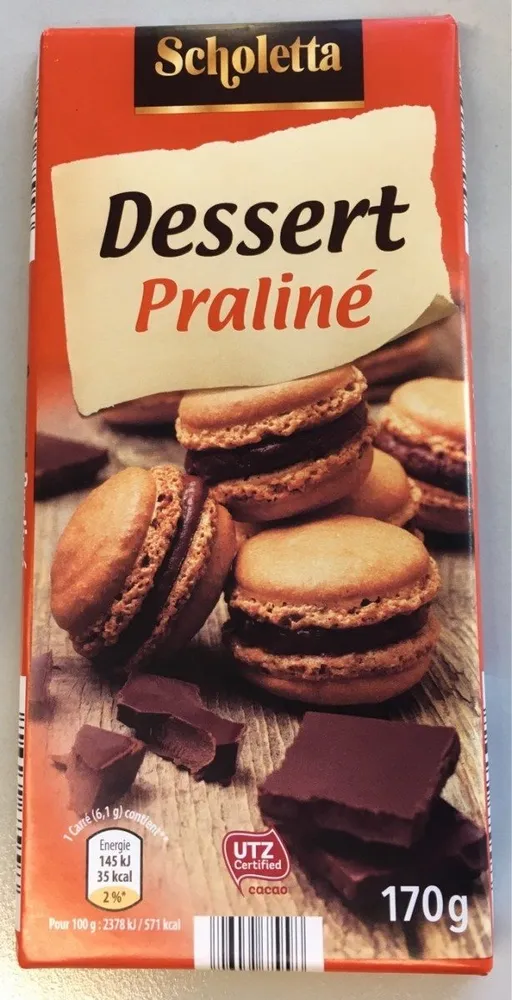 Dessert praliné