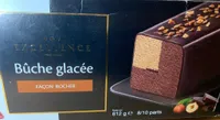 Bûche glacée façon rocher
