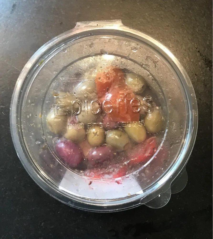 Mélange d'olive dénoyautées