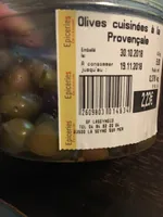 Olives cuisinées à la Provençale