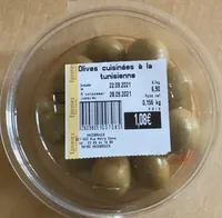Olives cuisinées à la tunisienne